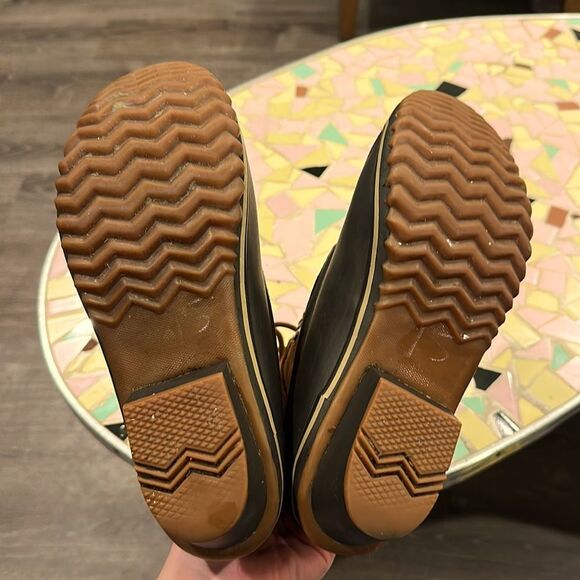 SOREL Winter Fancy Lace II Warm Waterproof Suede Top Size 7.5 Boots - Picture 7 of 8